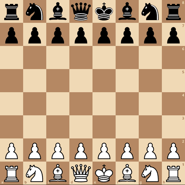 opening chess board