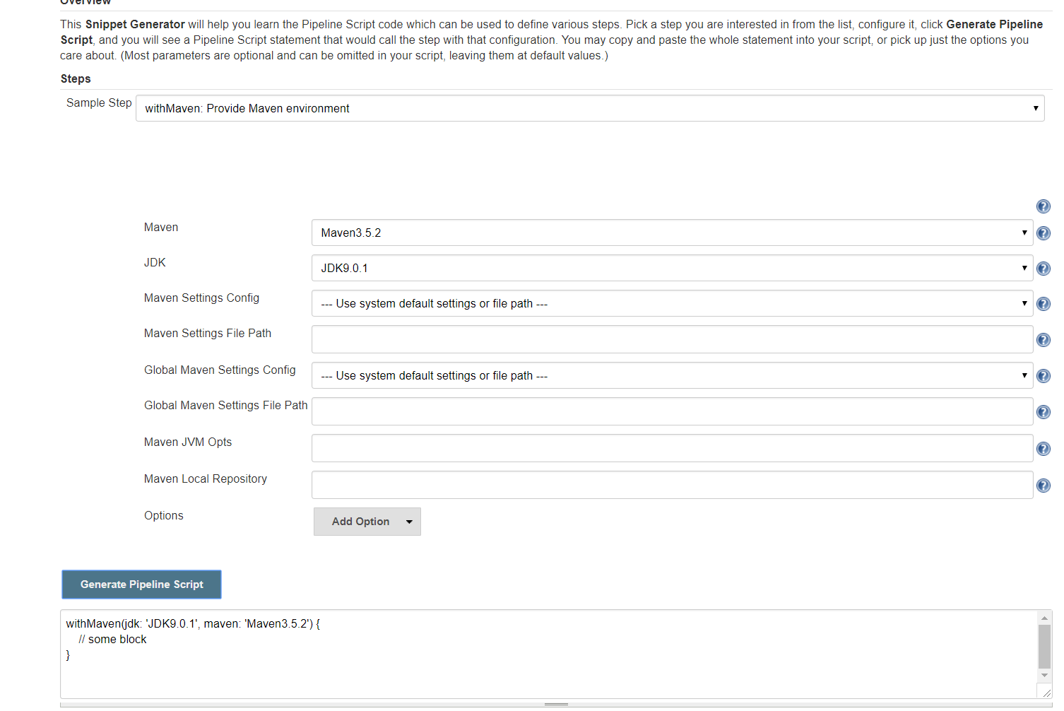 Jenkins pipeline script. Script path jenkins.