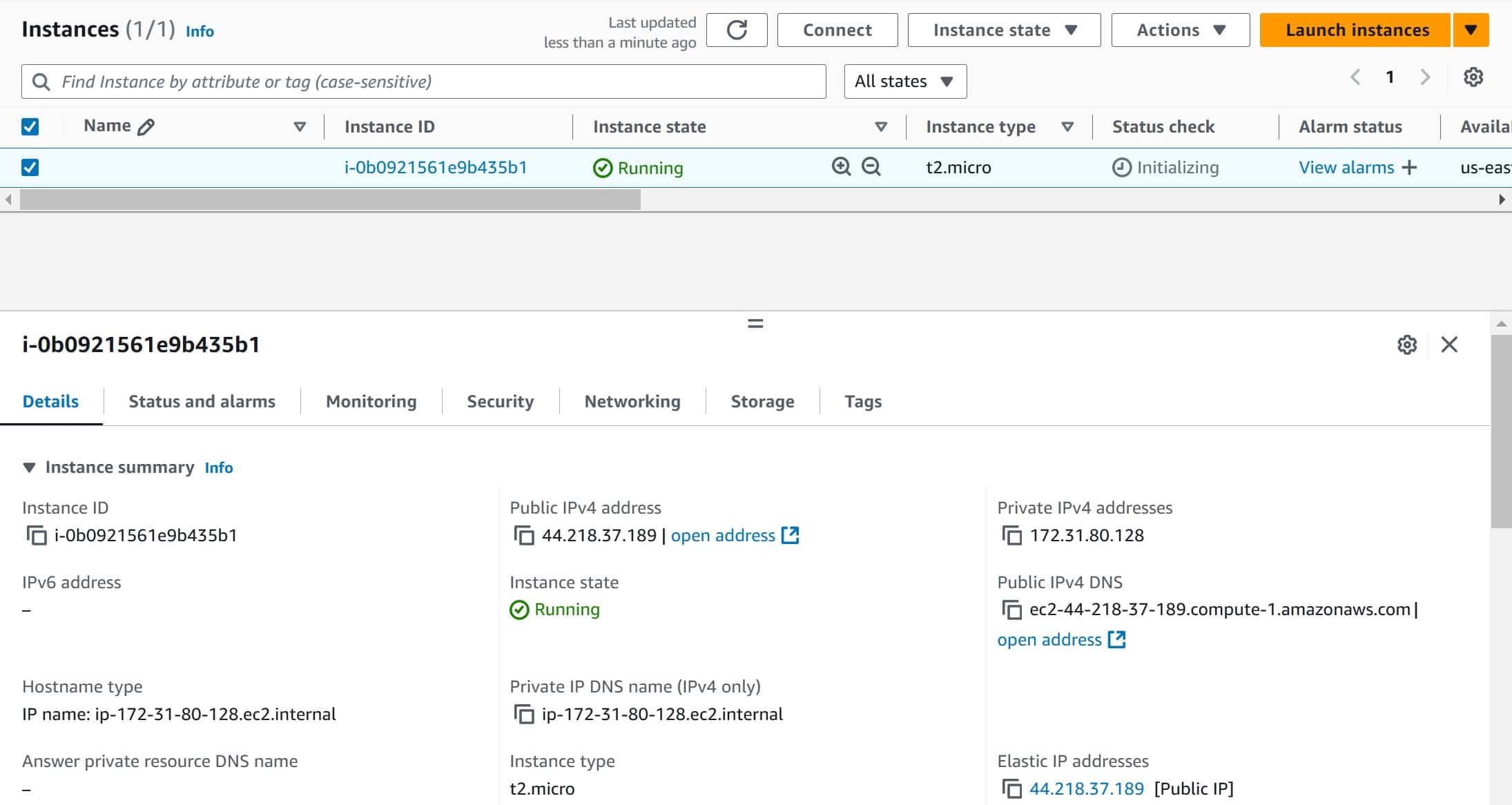 Elastic IP doesn't change with reboot